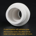thumbnail image 4 of Unique Bargains 16mm Barb x 20mm Spigot Straight PVC Pipe Fitting Adapter White 3 Count, 4 of 5