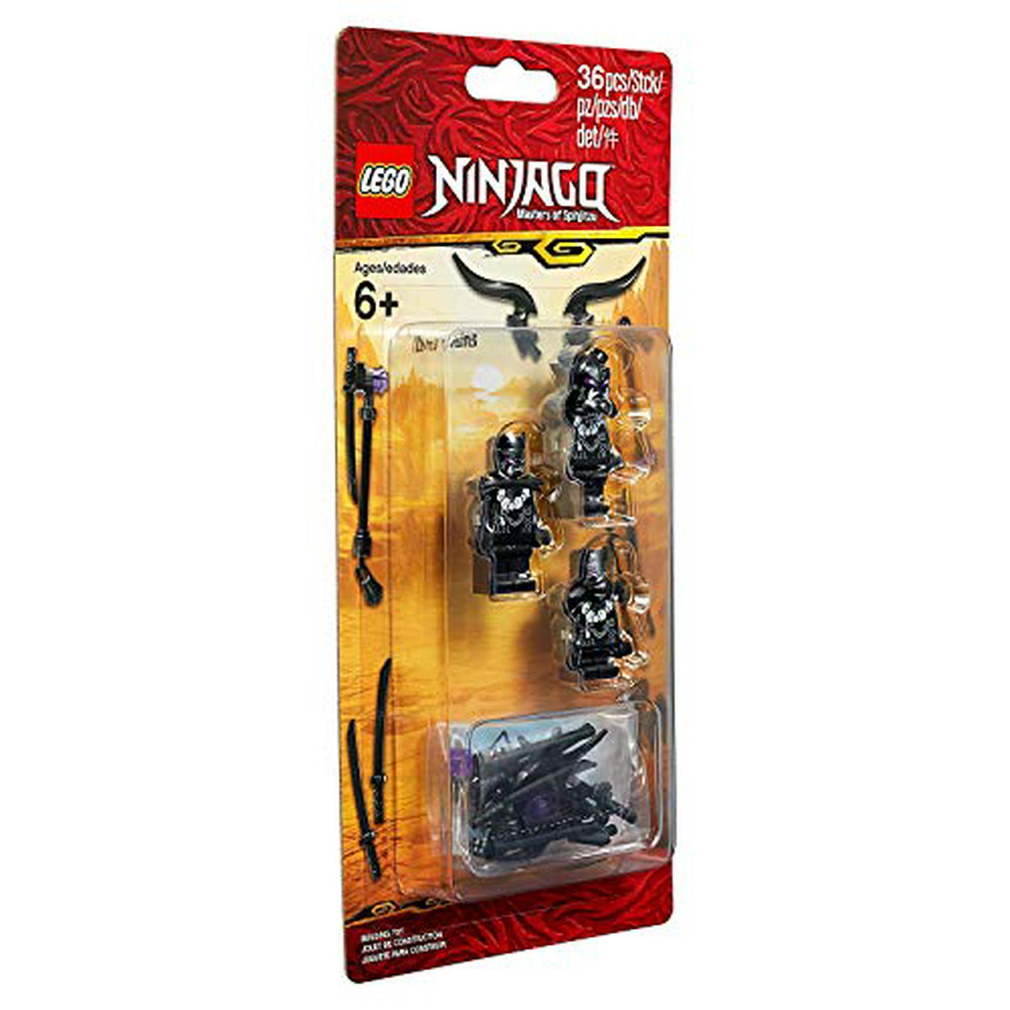 Ninjago Masters of Spinjitzu Lego Villain Minifigure Pack 853866 36 Pieces Walmart