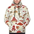 thumbnail image 5 of Bingfone Cartoon Mushrooms Men'S Drawstring Hoodie Long Sleeve Pocket Sweatshirts-Xx-Large, 5 of 9