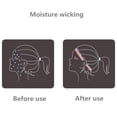 thumbnail image 4 of Bandas para el sudor para hacer ejercicio para la cabeza de las mujeres, bandas deportivas para el cabello de las mujeres, antideslizantes, diadema que absorbe la humedad para correr, 4 of 7