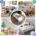 thumbnail image 5 of Boho Bohemian Art Rectangle Tablecloth 60"x102",Waterproof Polyester Rectangle Table Cloth, Wipeable Spillproof Polyester Tablecloth for Dining, Camping, Indoor and Outdoor, 5 of 6