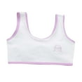 thumbnail image 3 of SHenli Girls Training Bras Kids Bra Longline Crop Fixed Pads Underwear for Girl Sports 9-14Y, 3 of 7