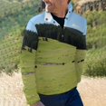 thumbnail image 2 of Bison Graze in Meadow Men's Stand Collar Sweater Long Sleeve Clothing Loose Fit Sports Sweater, 2 of 8