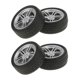 thumbnail image 1 of 4 Piezas De Simulación De Caucho RC Accesorios De Piezas De Repuesto De Neumáticos De Coche 40 Mm Negro, 1 of 7