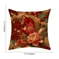 thumbnail image 2 of Housses de Coussin de Canapé 45X45cm Impression Numérique Cheval Court Élégant, 2 of 6
