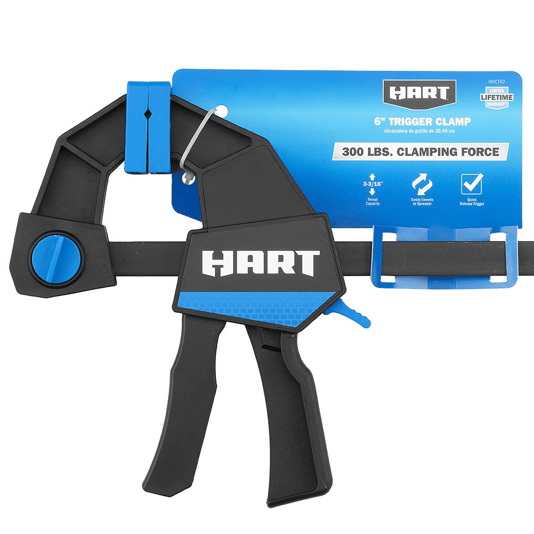 HART 6" Trigger Clamp - 300 lbs. Clamping Force