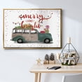 thumbnail image 5 of Christmas Cars Collection A - Framed Gallery Wrapped Holiday Canvas - 17 x 25 - Gold Frame, 5 of 8
