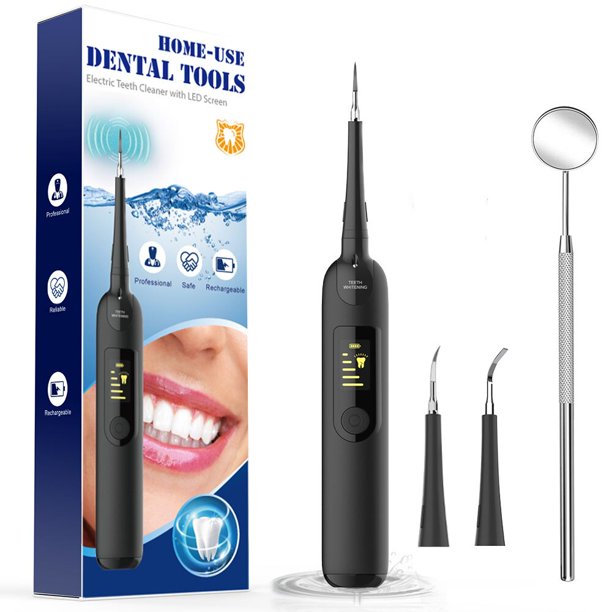 Dental Calculus Remover For Teeth Cleaning Kit Electric Sonic Tartar 