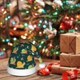 thumbnail image 6 of KLL Christmas Hats for Adults Plush Snails And Butterfies Print Santa Hat Xmas Fluffy Santa Claus Hat for Women Men, 6 of 6