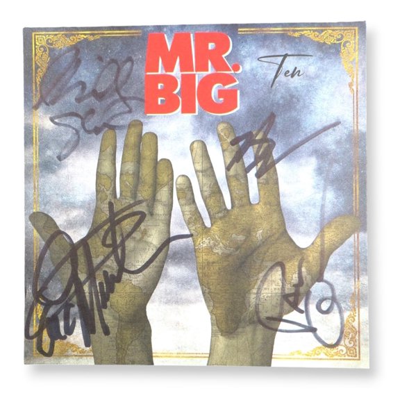 Mr. Big Band Signed Autographed CD Insert Martin Gilbert Sheehan D'Virgilio JSA