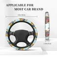 thumbnail image 5 of Balery Rainbow Animals on Noah's Ark print Steering Wheel Covers Elastic Skidproof Steering Wheel Protective Cover Case for Men Women Universal 15 Inches Cars Accessories, 5 of 8