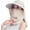 Beige, variant on Women Wide Brim Foldable Sun Hat Foldable Fishing Hats Sun Protection Caps with Face Mask Neck Flap Visor Hat Garden