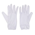thumbnail image 2 of 1 Par de Guantes de Snooker Sunnimix Blanco Guantes de árbitro, 2 of 8