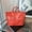Solid-Orange, variant on Fashion PVC Tote Bag for Women Large Plastic Tote Bag for Work Letter Print Hobo bag Kraft Paper Work Handbags Purses Solid-Orange