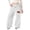 Pants 77# White, variant on WAYUTE Girls Baggy Sweatpants Lightweight Straight Leg Sports Athletic Pants with Pockets Loose Comfort Stretch Outdoor Sweat Pants