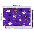 thumbnail image 6 of Halloween Purple Spider Web Pattern Summer Placemats Table Placemats Set Of 4-Linen Kitchen Washable Placemats Table Mats 11.8"x17.7" Non-Slip Heat Resistant, 6 of 6