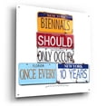 thumbnail image 2 of Epic Art 'Biennials 10 Every Years' by Gregory Constantine, Acrylic Glass Wall Art, 36"x36", 2 of 8