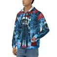 thumbnail image 2 of Lsque Chucky for Mens Full-zip Hoodie, Zip-up Pullover Hooded Sweatshirt, Kangaroo Pocket Hoodie Ideal for Daily Wear, Travel, and Home-Large, 2 of 8