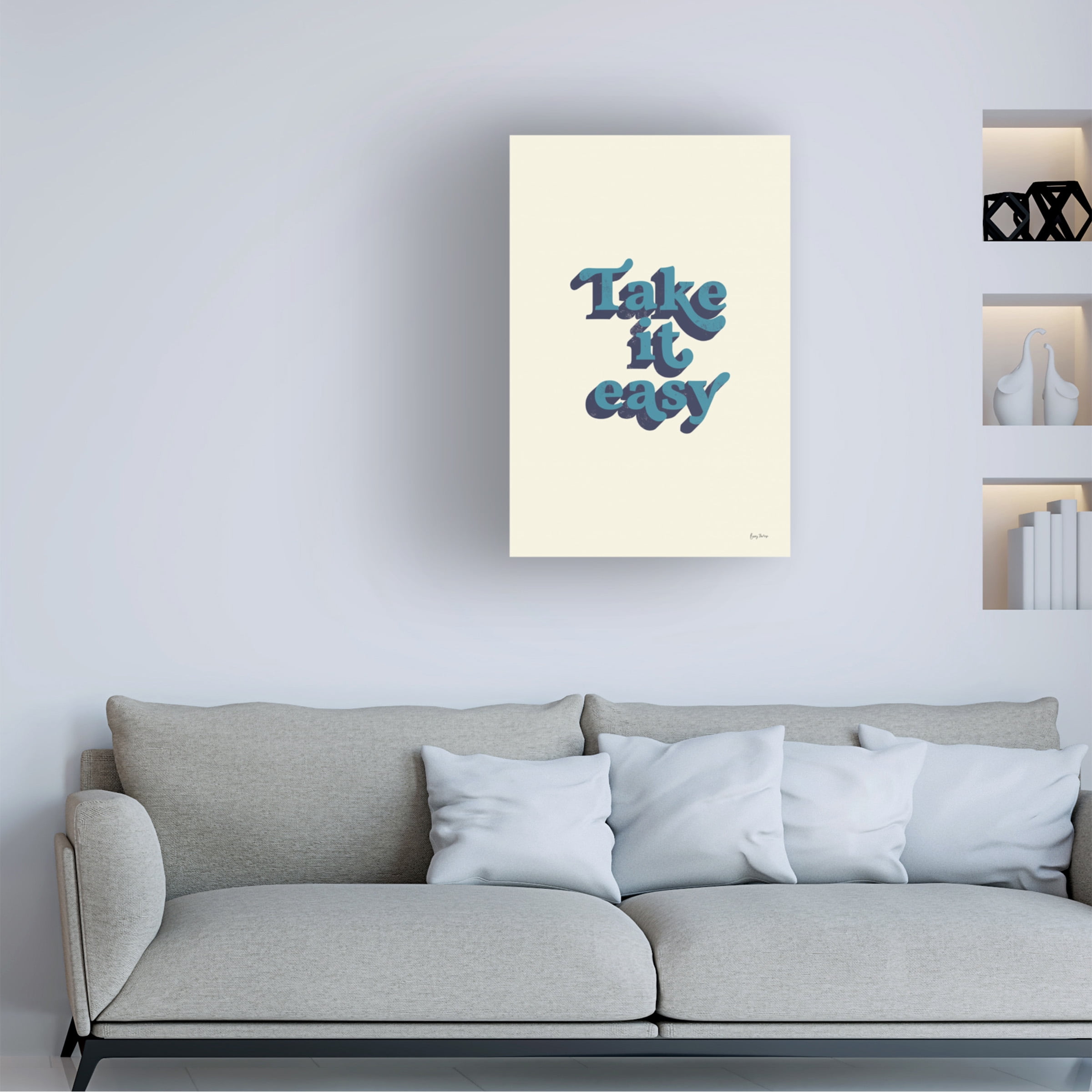 Becky Thorns 'Take it Easy' Canvas Art