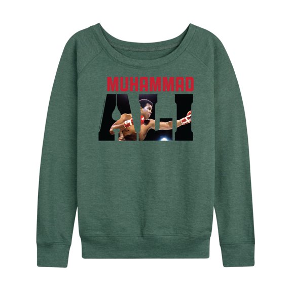 Muhammad Ali - Boxing Legend - Sting Like a Bee - Women's Lightweight French Terry Long Sleeve Shirt