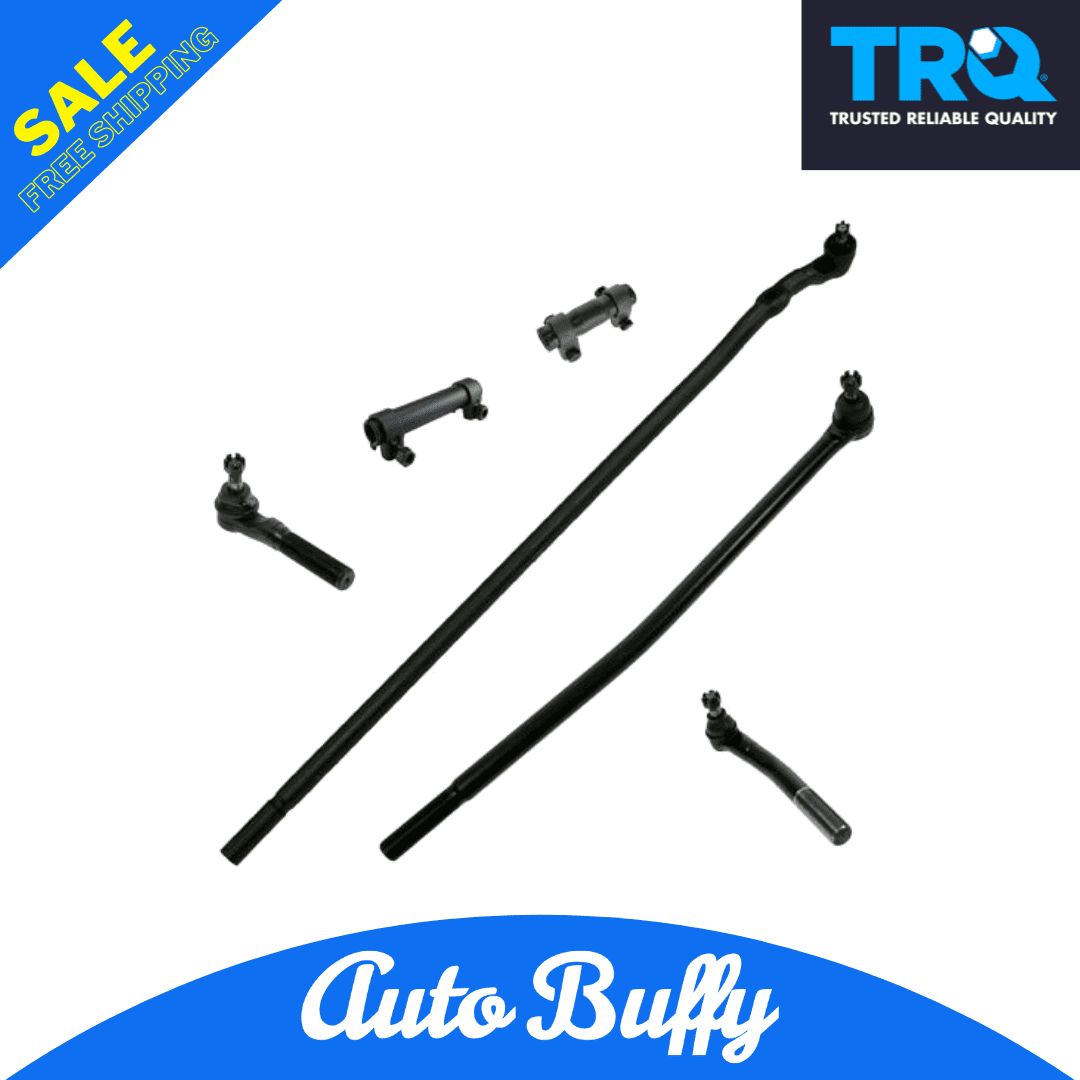 TRQ Tie Rod Drag Link Kit Set Fits 9899 Dodge Ram 2500 3500 Pickup Truck w/ 4WD