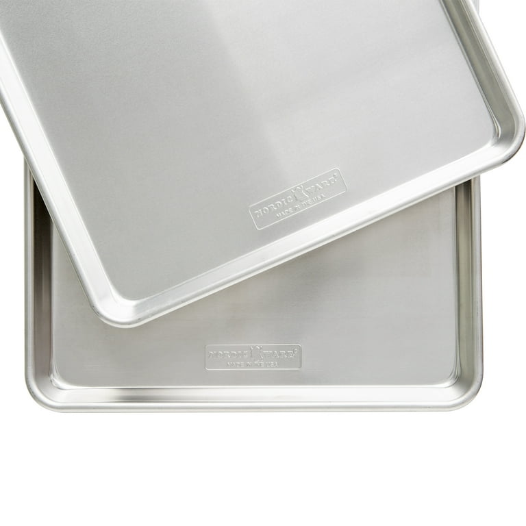 Nordic Ware Naturals Aluminum Eighth Sheet Pan,10.1 x 7 x 1.1
