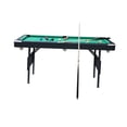 thumbnail image 3 of DSstyles 65.75-Inch Indoor Pool Table, Black, w/Cues & Balls, 3 of 5
