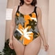thumbnail image 2 of Gibobby Trajes de Baño Mujer Completos Nuevo traje de baño de talla grande colorido con estampado de leopardo ondulado de flores al para mujer(Gris,XL), 2 of 5