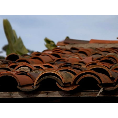 - Canvas Print Tiles Roofing Terracotta Clay House Roof Stretched Canvas 10 x 14