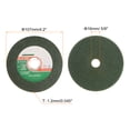 thumbnail image 2 of 25uds Ruedas Corte 4.2" X 0.045" X 5/8" 80m/s para Metal Delgado Acero Inoxidable Rápido Limpio Disco Corte Ruedas Esmerilado para Amoladora Angular Verde, 2 of 7