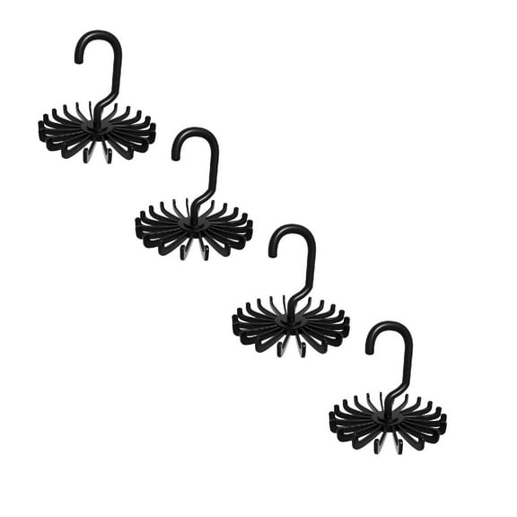 4/3/2/1pcs Tank Top Hangers for Clothes, Rotatable Bra organzier for Closet, Rotatable Sturdy Shirt Hangers with 20 Hooks, Space Saving Closet organizers & Storage