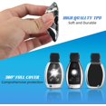 thumbnail image 4 of Key Fob Cover Compatible with Mercedes-Benz CLS CLK AMG GLC GLE GLS ML SL SLK A C E R S G Keychain Case Holder Protector,D-Sliver, 4 of 6