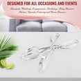 thumbnail image 3 of Smarty Clear Disposable Plastic Serving Salad Scissor Tongs 50ct, 3 of 7