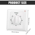 thumbnail image 2 of Countdown Switch: 60 Minutes Timer Light Switch with Timer, Waterproof, Surface Mount, Suitable for Bathroom, Fan, Lamp, 2 of 5