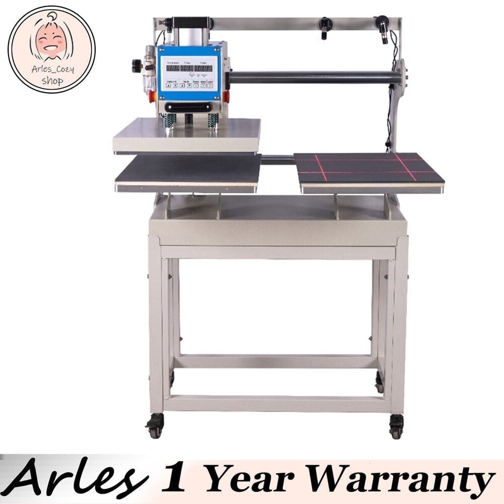 Kilo Pro 16" x 24" Heat Press Machine External Compressor,Large Sliding Dual Platen Commercial,Transfer Machine for Professional Printing