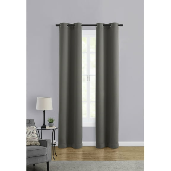 Mainstays Grommet Room Darkening Curtain Panel Pair
