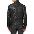thumbnail image 2 of Noora New Men’s Fitted Black Leather Jacket With Pockets BS6, 2 of 8