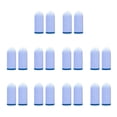 thumbnail image 3 of Empresas de dedos Mangas antideslizantes anti-dactilares a prueba de aceite Cubiertas a prueba de aceite Transpirables Plata Fibra sensible Guantes de jugador Azul 10 pares seitruly EL014574-02, 3 of 7