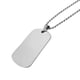 thumbnail image 2 of Collar con colgante, collar con etiqueta militar, collar con etiqueta de perro de titanio, collar con etiqueta militar, diseñado a medida Jadeshay A, 2 of 8