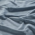 thumbnail image 6 of Comfort Classics Soloft Plush Solid Micro Raschel Bedding Sheet Set, Queen, Blue, 6 of 6