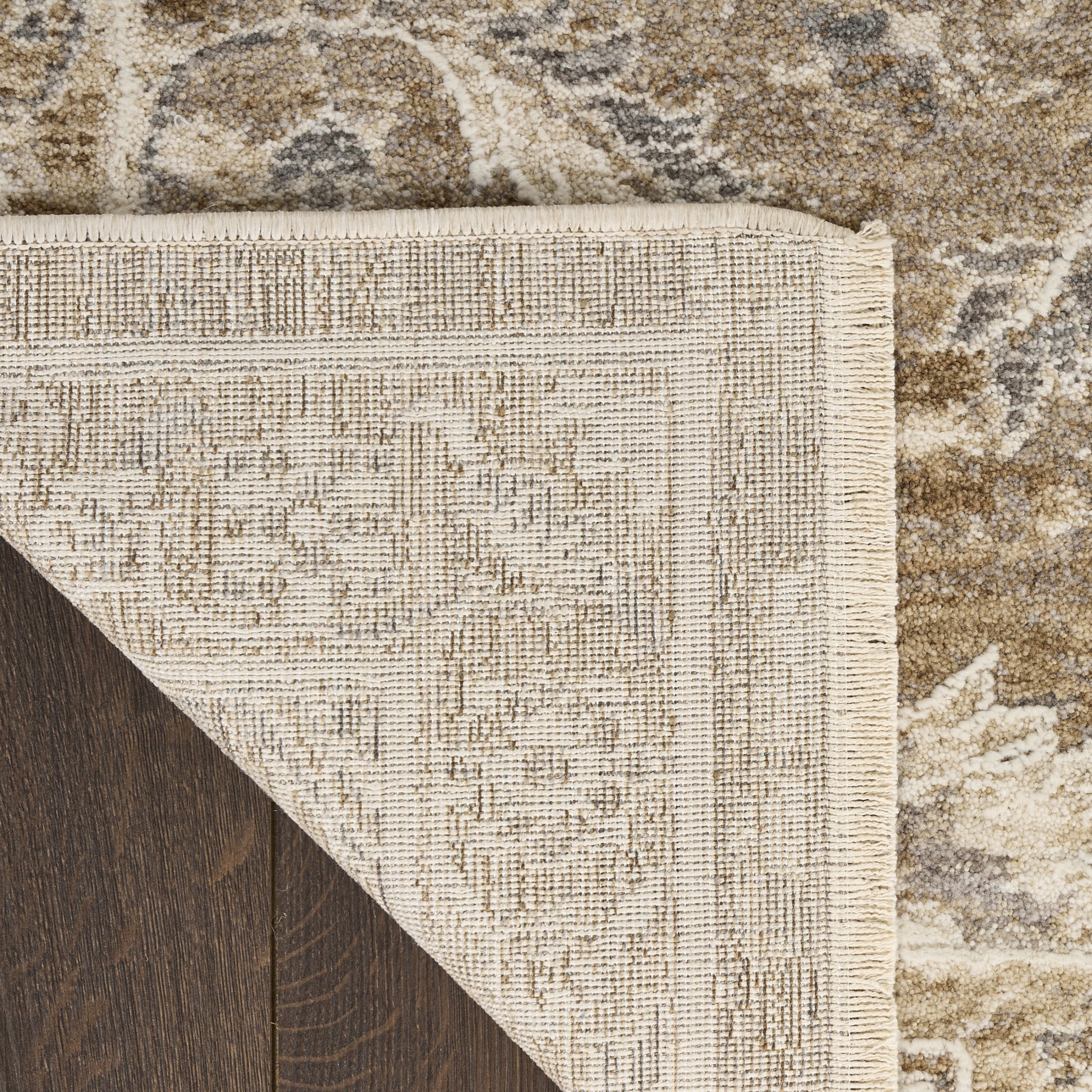 Nourison Harbor 5'3" x 7'6" Beige Vintage Indoor Rug