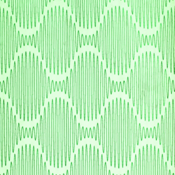 Ahgly Company Indoor Square Abstract Green Contemporary Area Rugs, 7' Square
