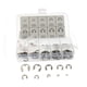 thumbnail image 2 of E-CLIP 120pcs 304 Kit de Surtido E-Clip de Acero inoxidable M1.5-10 Circlip anillos de retenció, 2 of 6
