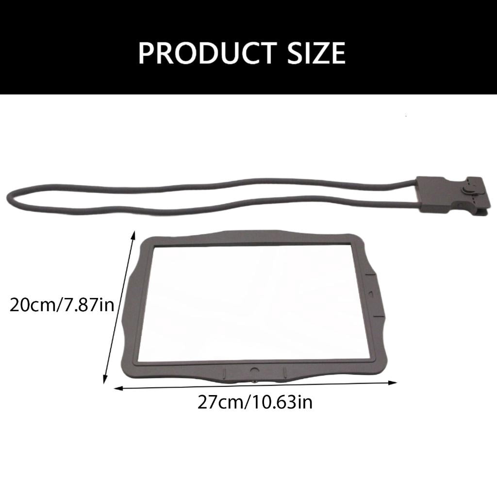 CEORPER Hands frees LED Magnifier with Rechargeable Battery Neck Magnifier ABS for Work