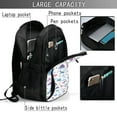 thumbnail image 4 of Fuzoiu Dinosaur Print USB Backpack with Charging Port,Laptop Backpack,Business Travel Durable Laptops Backpack, for School, Work, Travel & Outdoor Activities, 4 of 7