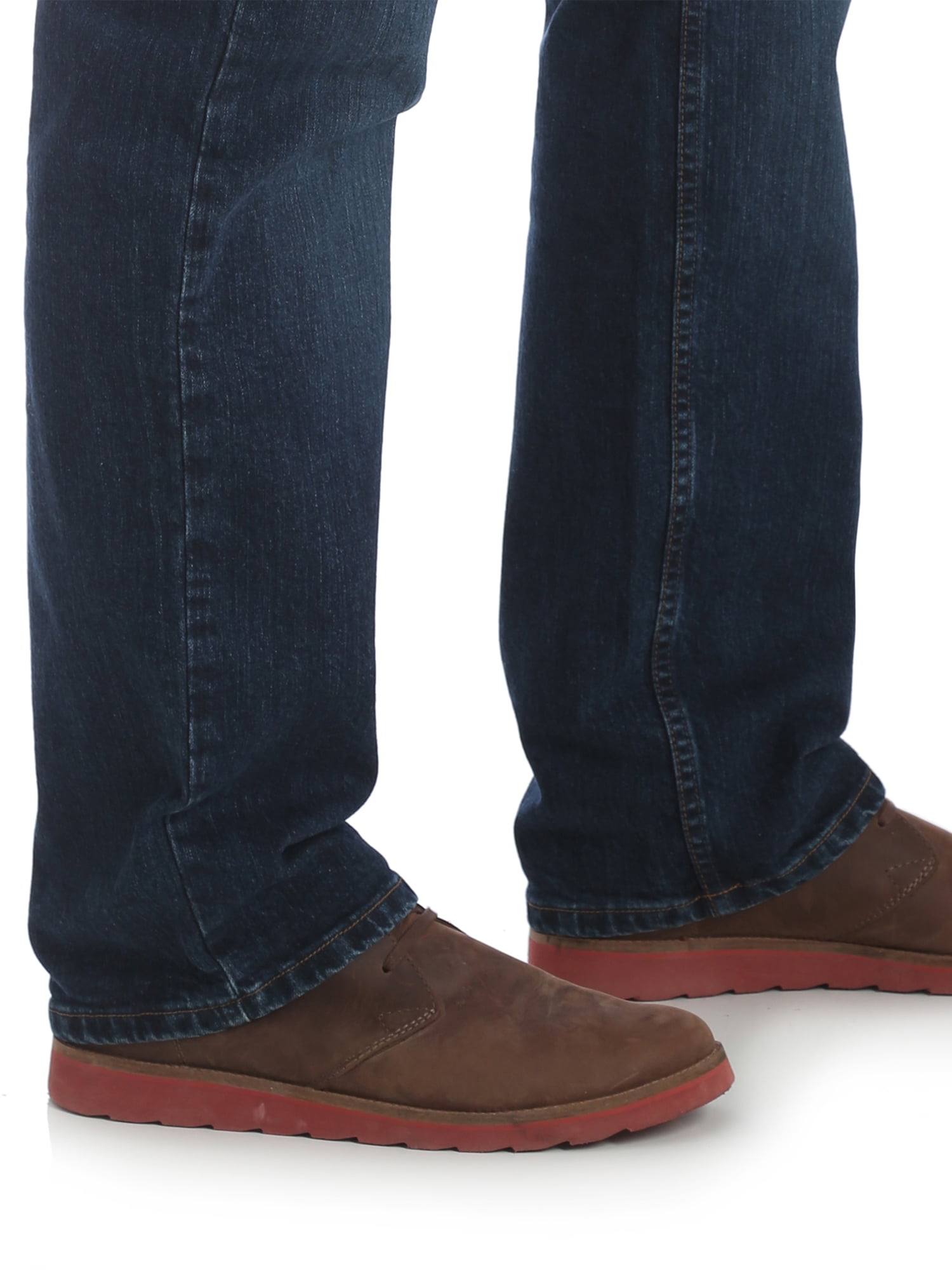 Wrangler Men's and Big Men's Straight Fit Jeans with Flex