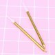 thumbnail image 4 of Golden Cake Candles Slender Glitter for Birthday Party 24Pcs, 4 of 4