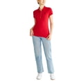 thumbnail image 2 of Polo AEROPOSTALE Aero Solid A87 True Red para mujer, 2 of 2