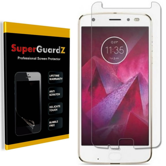 [8-Pack] For Motorola Moto Z2 Force / Z2 Force Edition - SuperGuardZ Ultra Clear Screen Protector, Anti-Scratch, Anti-Bubble
