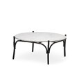 thumbnail image 1 of homeroots Salon 376297 36" Ronde Table Basse de Base en Marbre Blanc Noir et Métal, 1 of 3